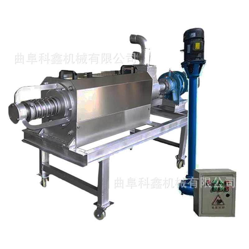 400型碳钢大型干湿分离机 螺旋挤压式猪粪脱水机污泥沼渣处理设备,淘宝优惠券,粉丝福利购,淘宝优惠卷