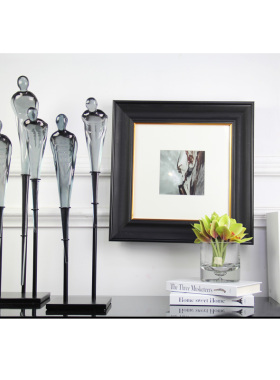 极简轻奢电视柜接待台玄关柜雕塑摆件室内装饰V品办公室陈设品