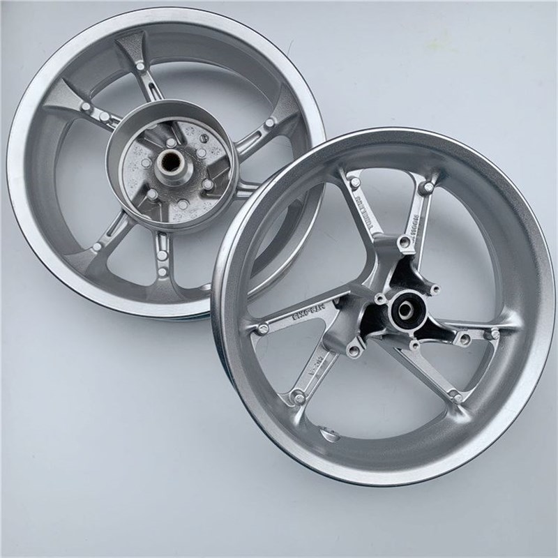 出口型M猛狮150前后碟刹钢圈轮毂F铝轮130-60-13寸轮毂 - 图3