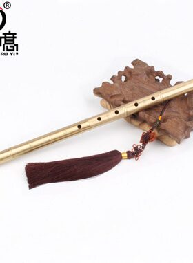 妙如意 铜箫挂件铜箫化横樑洞箫吹箫乐器家居挂饰