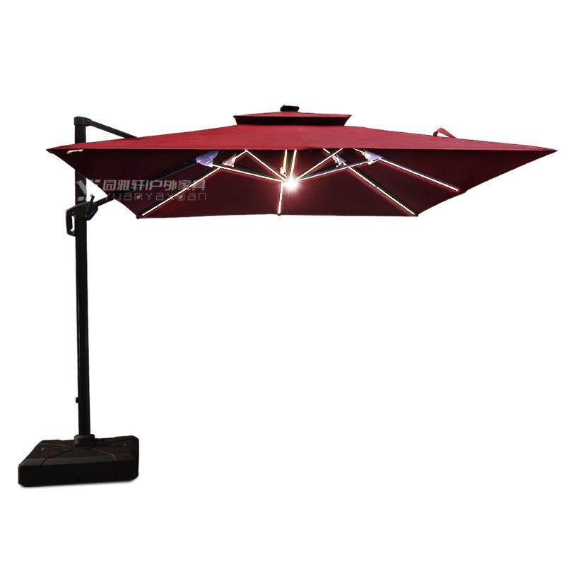 户外遮阳伞庭院伞商用大太阳伞室外带灯罗马伞别墅花园摆摊户外伞,淘宝优惠券,粉丝福利购,淘宝优惠卷