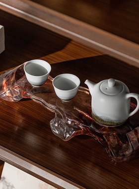 中古诧寂风摆件陶瓷玄关轻奢w饰C品乔迁家居电视柜客厅会所茶室摆