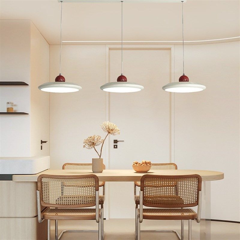 餐厅吊灯现代简约创意饭s厅灯床头小吊灯法式奶油风飞碟吧台餐厅,淘宝优惠券,粉丝福利购,淘宝优惠卷