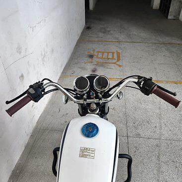 复古改装M把方向把 鑫源400/W650/SR400/鑫源650改装大雁把龙头 - 图1