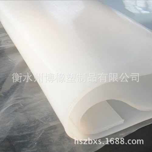供应减震硅胶板块 乳白色硅胶板3mm 工业用5mm橡胶板 - 图2