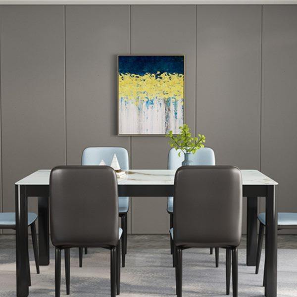 餐桌椅组合小户型钢化玻璃餐桌饭桌家用长方形桌子吃饭桌子4人6人,淘宝优惠券,粉丝福利购,淘宝优惠卷