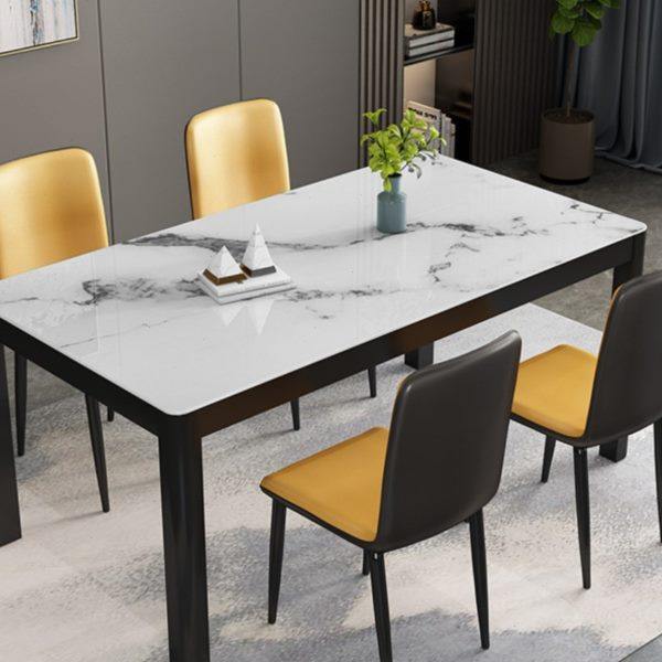 餐桌椅组合小户型钢化玻璃餐桌饭桌家用长方形桌子吃饭桌子4人6人,淘宝优惠券,粉丝福利购,淘宝优惠卷