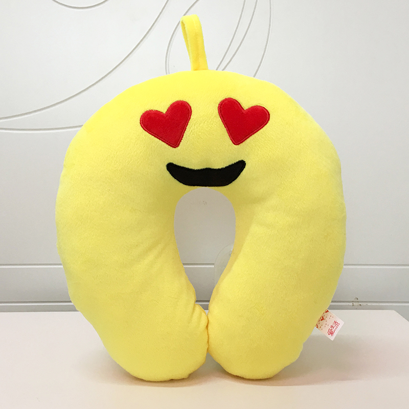 卡通U型枕头枕午睡枕颈椎U形x枕毛绒U型护颈脖子U枕飞机枕旅行枕 - 图1