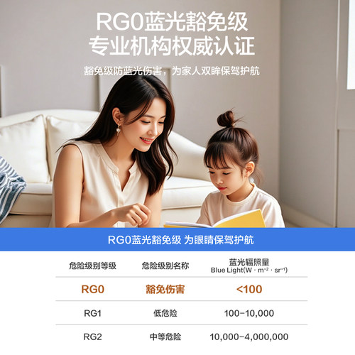 松下led全光谱护眼吸顶灯圆形书房卧室灯2025年新款防尘防虫IP50 - 图1