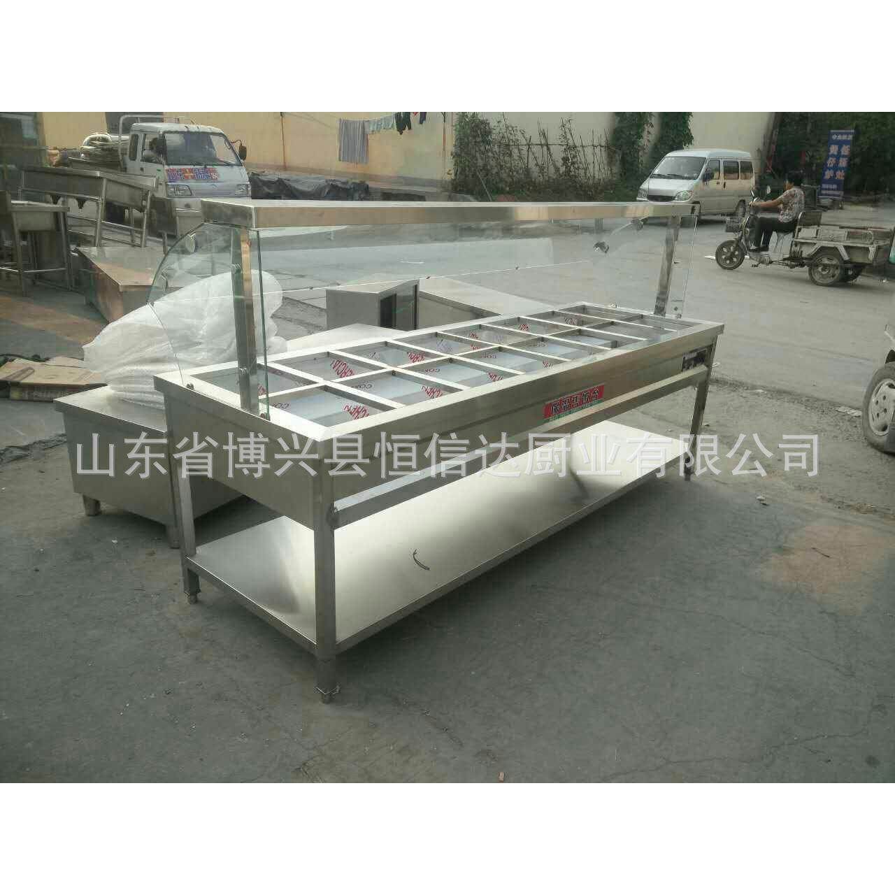 保温售饭台快餐车台式热菜台不锈钢玻璃罩保温柜浏阳蒸菜台汤池,淘宝优惠券,粉丝福利购,淘宝优惠卷
