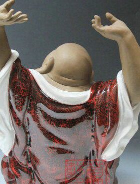 陶瓷工艺品 石湾公仔 德大自在 佛