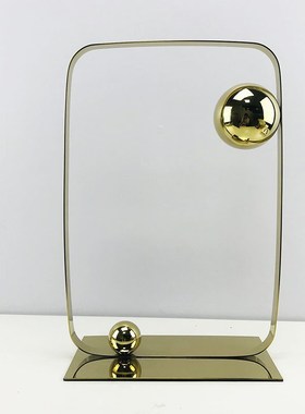 金属几何不锈钢摆件现o代简约玄关电视柜摆件创意家居客厅书房装