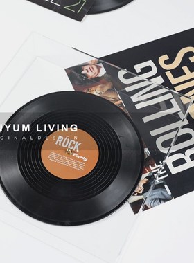 现代复古黑胶唱片摆件摄影拍摄道具用品样板N间博古架书架软装摆