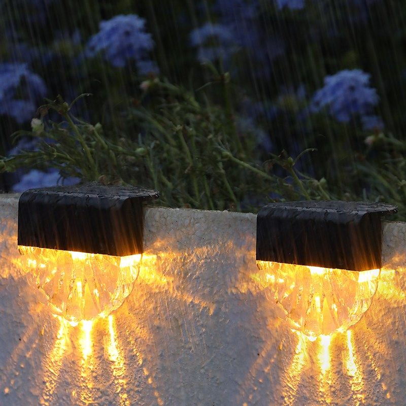 太阳能户外防水壁灯别墅庭院灯露台花园布置楼梯台阶Y灯围墙洗墙,淘宝优惠券,粉丝福利购,淘宝优惠卷