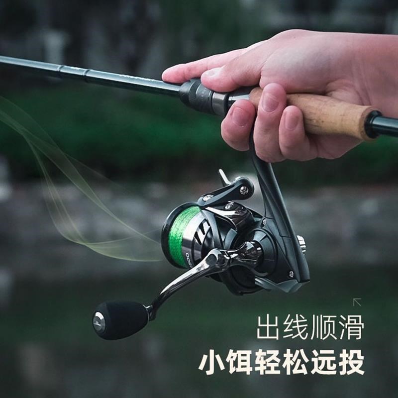 专攻路亚微物纺车轮国货无间隙路亚E轮浅线杯远投轮渔轮金属鱼线 - 图2