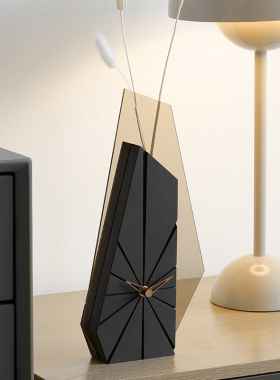 桌面电视两边座钟客厅装饰v摆件家居饰品干花轻奢创意办公室北欧