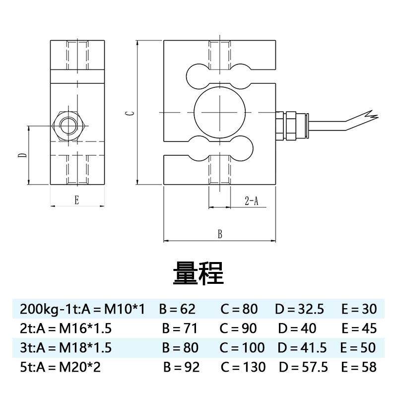 大洋高精度S型称重传感器测力拉力压力重量料斗搅拌站不锈钢,淘宝优惠券,粉丝福利购,淘宝优惠卷