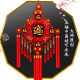 2026新中国结挂件入客厅大号福字桃木乔迁新款背景墙装饰新年装饰