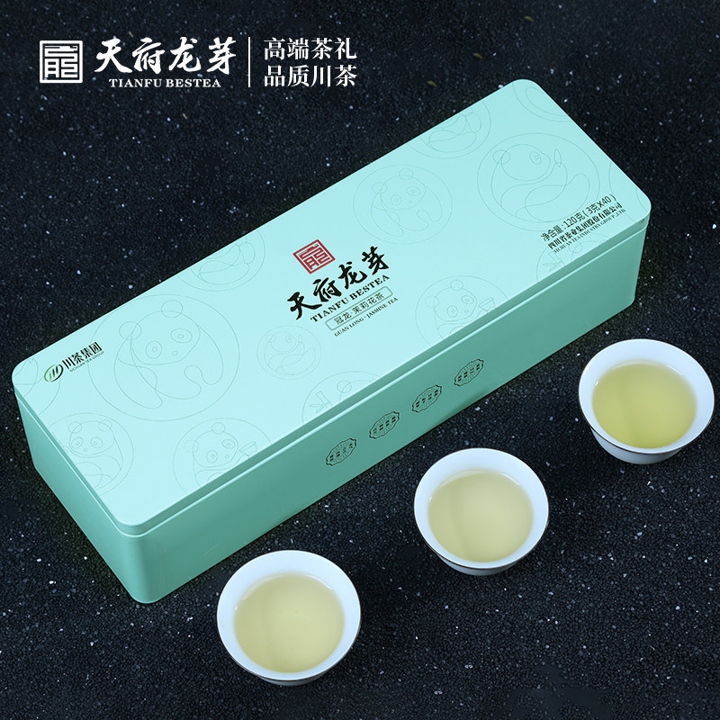 川茶集团天府龙芽特种川派茉莉花茶七窨一提犍为茉莉3g*40袋,淘宝优惠券,粉丝福利购,淘宝优惠卷