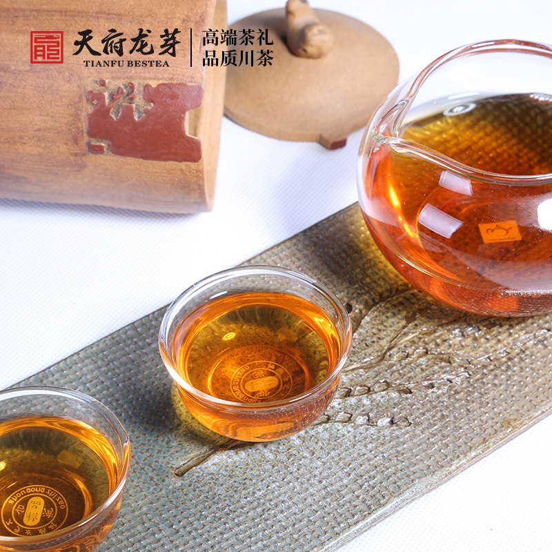 川茶集团天府龙芽冠龙红茶明前茶叶特级高山红茶礼盒装3g*40袋,淘宝优惠券,粉丝福利购,淘宝优惠卷