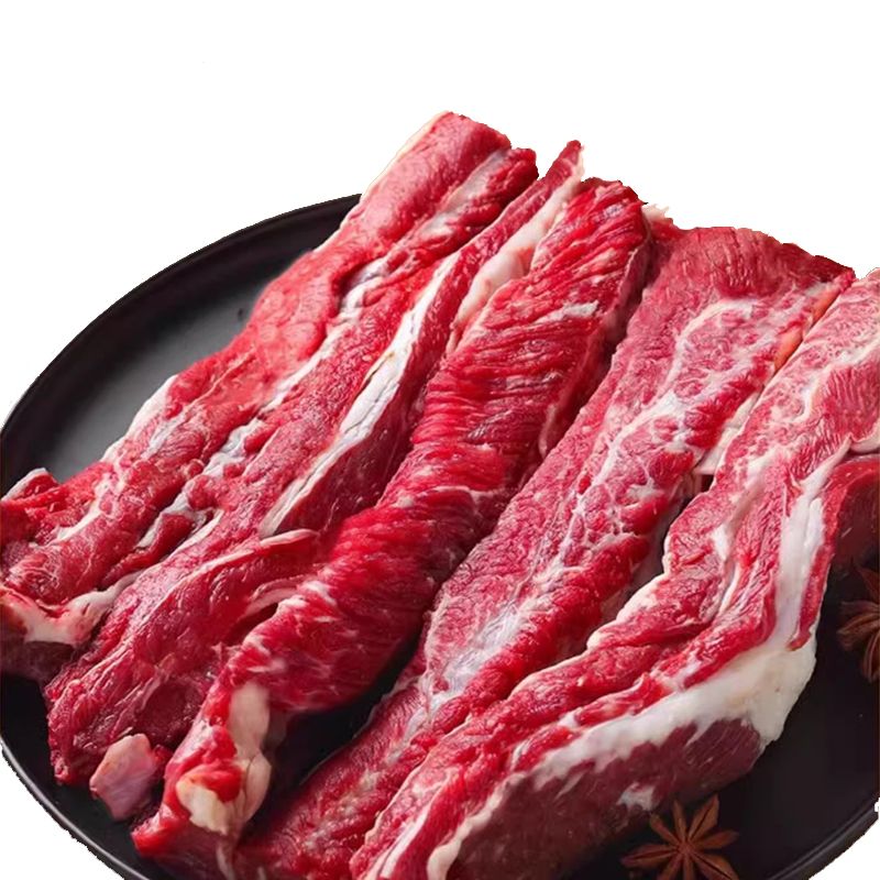 华阳昇 原切牛肋条新鲜西门塔尔牛内蒙古谷饲去骨牛肋条烧烤牛肉 - 图3