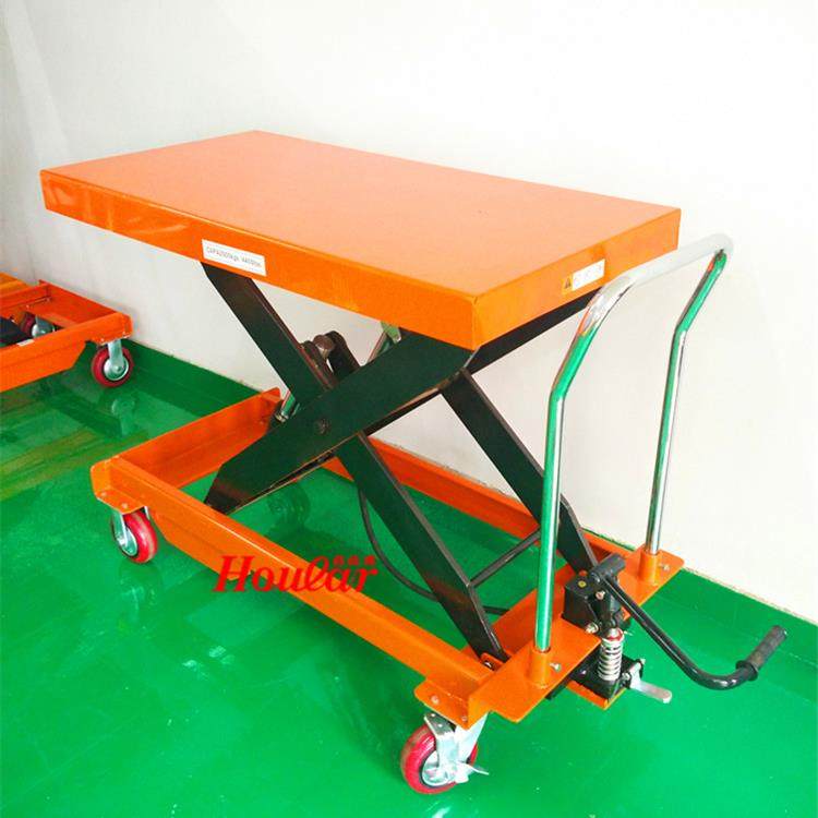 现货供应PTD2000大台面手动平台车2吨模具手推车移动液压升降平台,淘宝优惠券,粉丝福利购,淘宝优惠卷