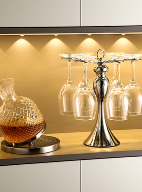 轻奢高档醒酒器h红酒杯杯架家居餐厅餐边柜高脚杯架酒柜装饰品摆