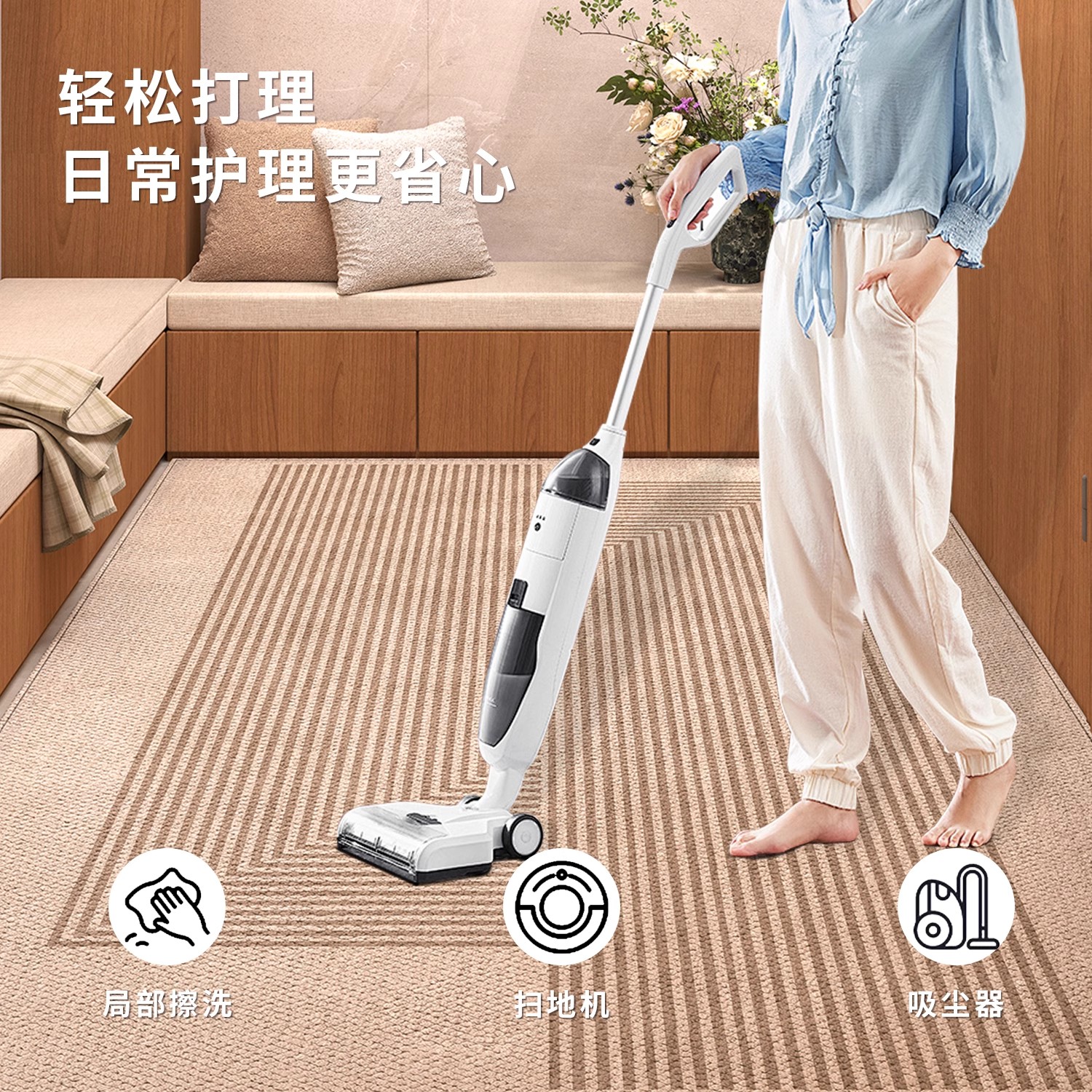 德国入户门地垫进门垫防滑侘寂风家用地毯客厅定制可裁剪玄关脚垫 - 图0