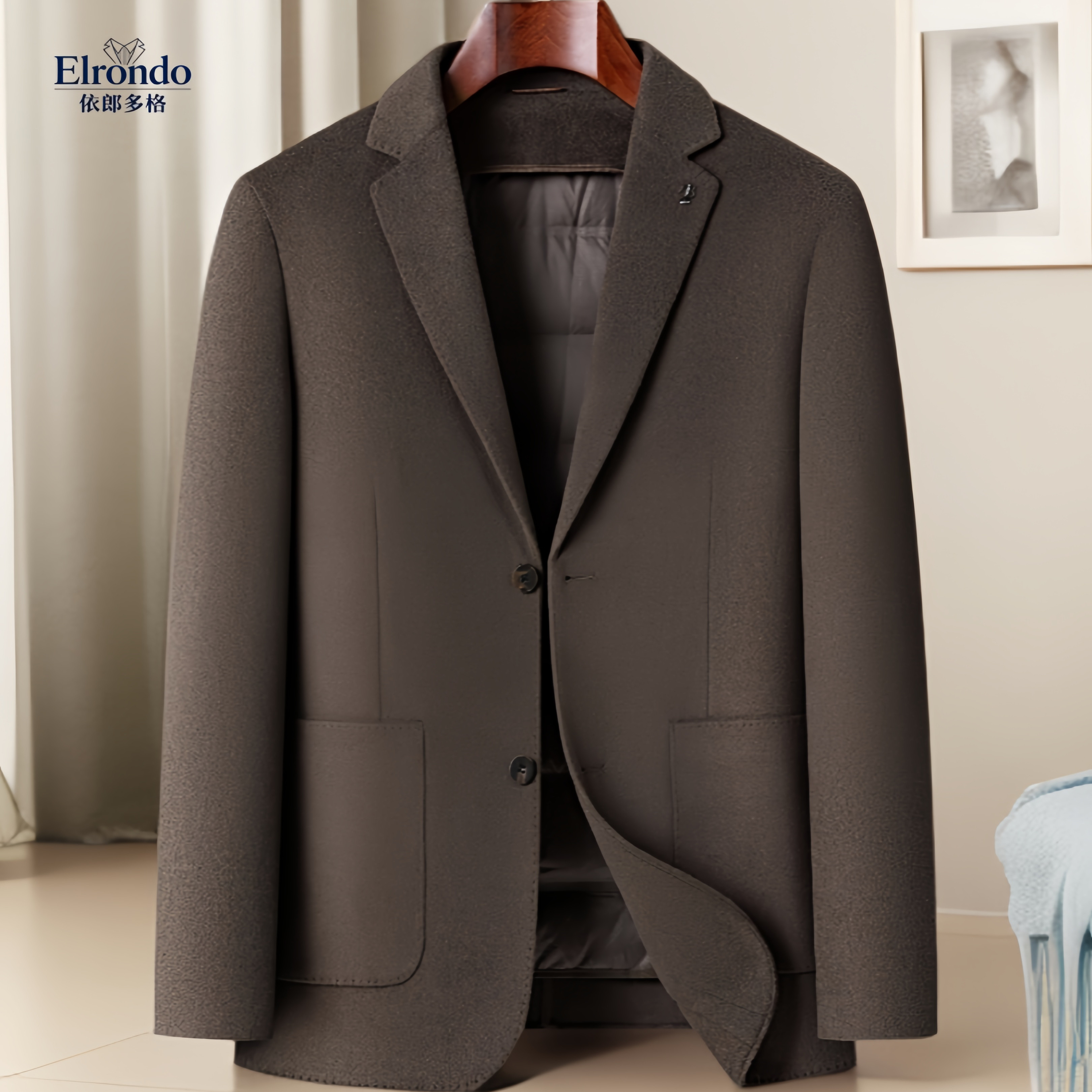 依郎多格高档修身西服冬季西服上装休闲加厚外套春秋男士修身西装,淘宝优惠券,粉丝福利购,淘宝优惠卷