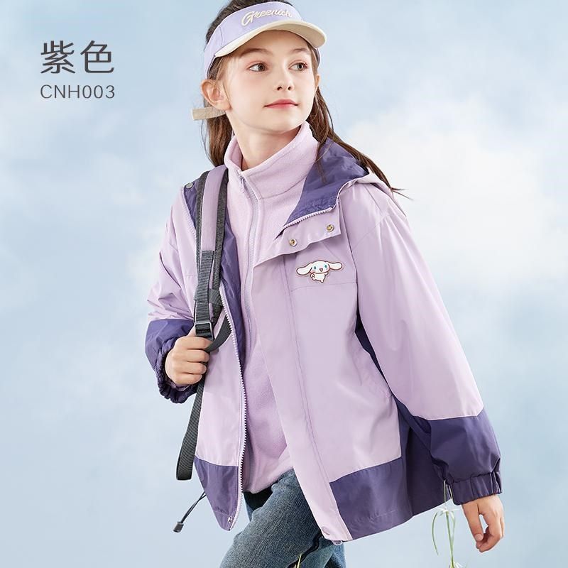 女童冲锋衣款外套儿童春秋装新款户外防风衣中大童三合一秋冬,淘宝优惠券,粉丝福利购,淘宝优惠卷