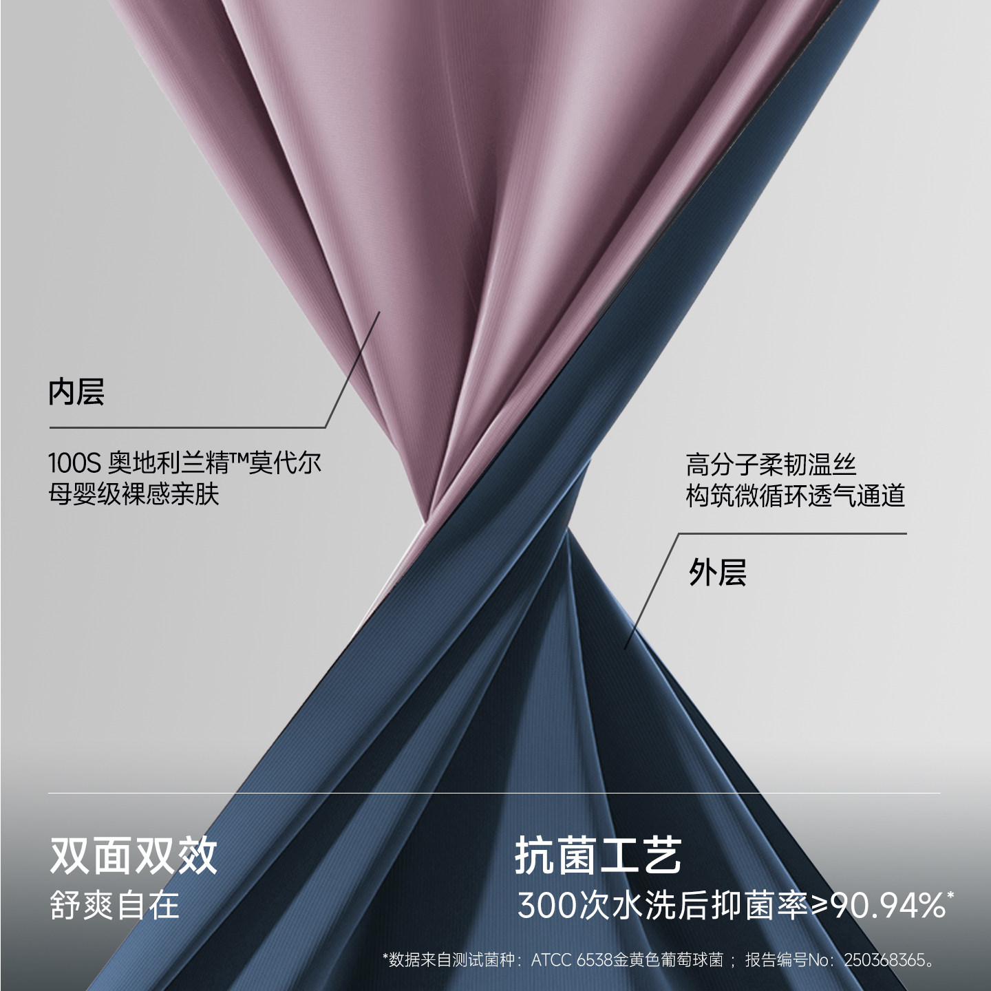 【100支双面裸感】元力象兰精莫代尔内裤男士10A零束缚平角底裤,淘宝优惠券,粉丝福利购,淘宝优惠卷