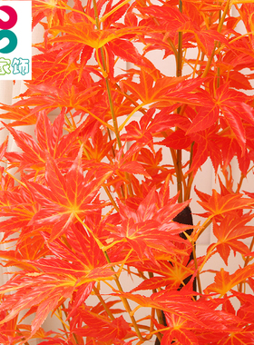 仿真植物枫树银杏假花绿植仿生花