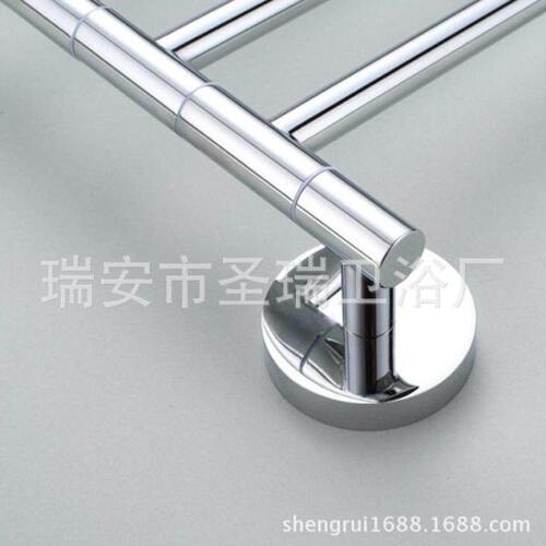 毛巾杆旋转架活动铜全浴室卫生间可三打孔挂挂件置物架免多德国四 - 图1