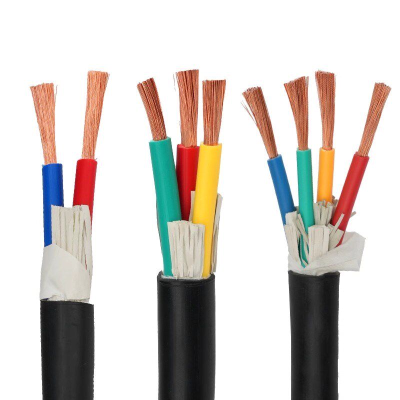 正泰国标铜芯RVV软电缆线2 3 4 5芯1 1.5 2.5 4 6平方电源护套线 - 图3
