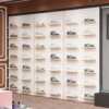 Solid wood hole board living room entrance wooden partition board accessories wall cover storage placement direct sales