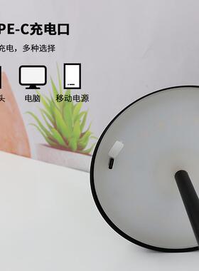 跨境热销led护眼台灯触摸调光阅读酒店充插电款两用民宿桌面氛围