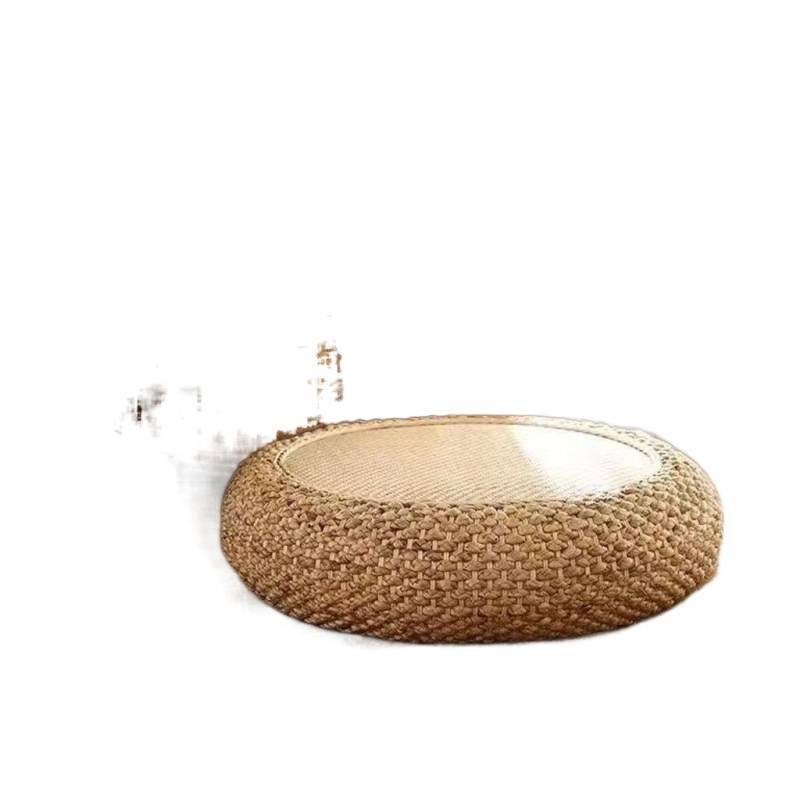 藤编矮凳客厅家用圆凳日式坐凳水草藤创意沙发凳休闲阳台飘窗坐墩,淘宝优惠券,粉丝福利购,淘宝优惠卷