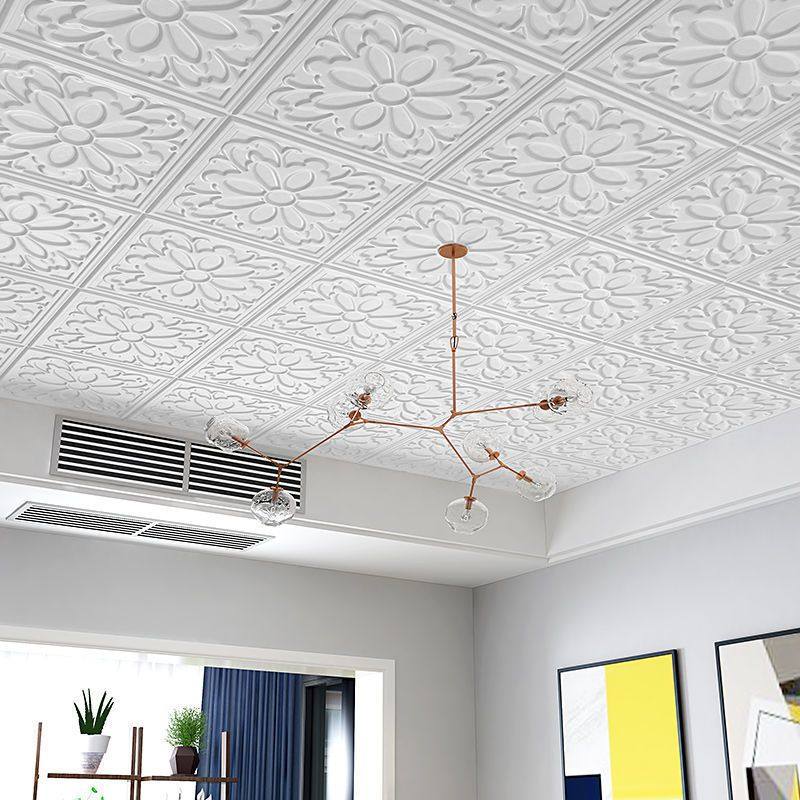 自粘墙纸家用大面积天花板3d立体墙贴棚顶壁纸客厅电视背景贴纸,淘宝优惠券,粉丝福利购,淘宝优惠卷