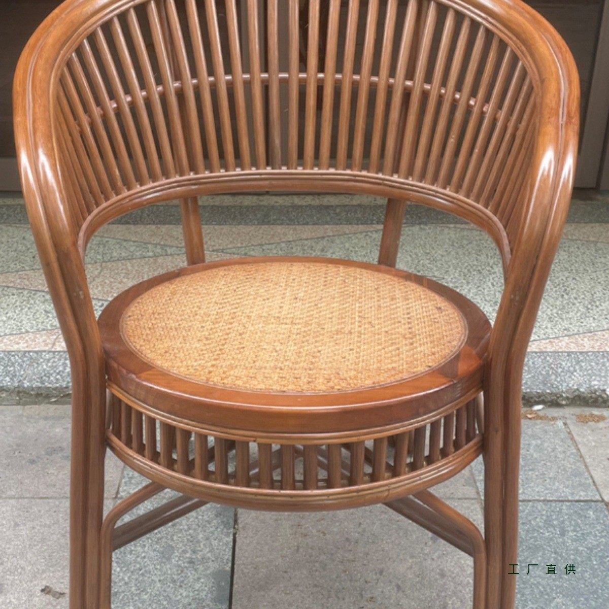 天然真藤椅家用单人编织阳台老人办公靠背休闲护腰扶手藤椅子套装,淘宝优惠券,粉丝福利购,淘宝优惠卷