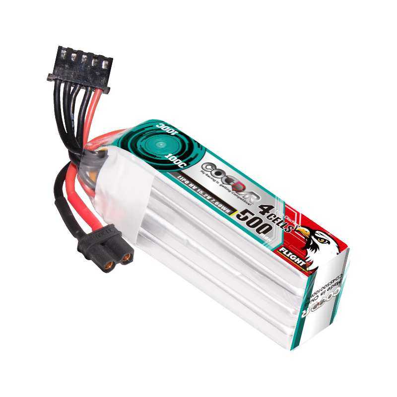 鹰氪CODDAR 500MAH 4S 15.2V 100C HV高倍率锂电池室内飞机LIPO - 图3