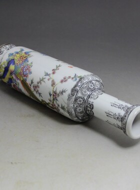 收藏复古瓷器工艺品做旧制作彩绘花瓶家居摆件 图案随机发货