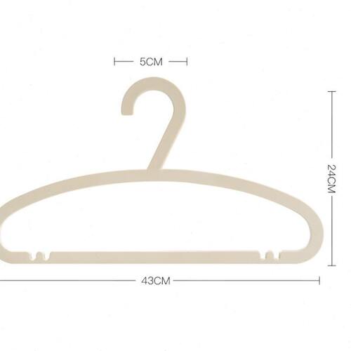 无痕衣架宽肩晒衣家用衣架晾衣服挂衣撑成人衣架干湿两用 - 图0