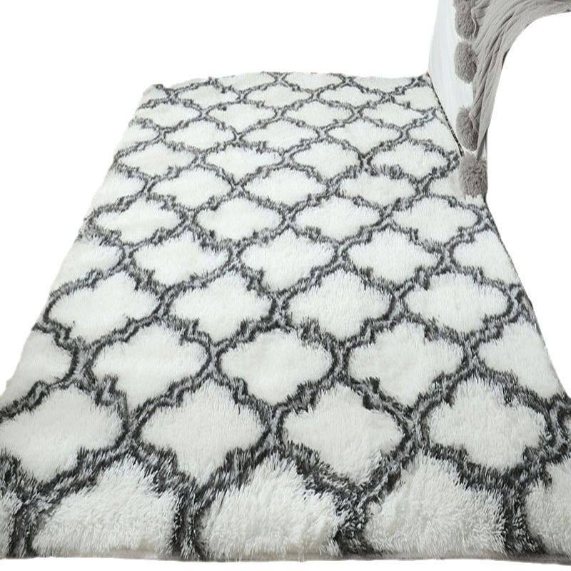 地垫卧室床边地毯粉色少女床边毯长绒毛家用房间客厅全满铺可红色,淘宝优惠券,粉丝福利购,淘宝优惠卷