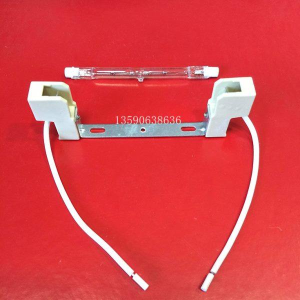 R7S陶瓷灯脚卤钨灯管118mm100W150W200W300W500W双端顶式灯座包邮,淘宝优惠券,粉丝福利购,淘宝优惠卷