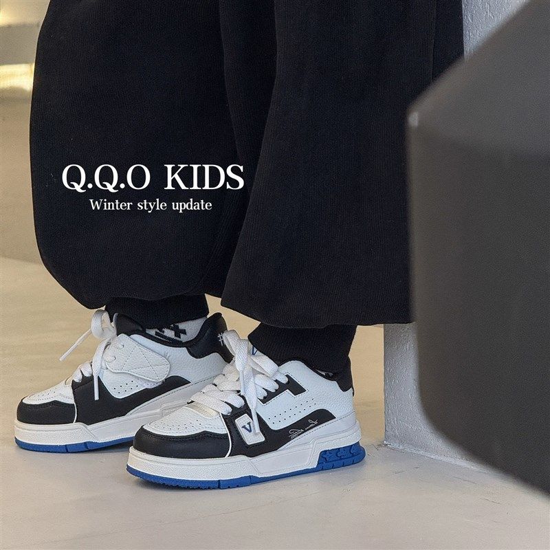 真皮儿童板鞋2025春秋季新款时尚百搭女童休闲鞋轻便软底男童鞋子,淘宝优惠券,粉丝福利购,淘宝优惠卷