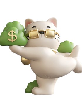 招财猫钥匙收纳摆件客厅电视柜摆设开业乔迁送礼物入户玄关装饰品