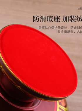 家用供佛水果供盘佛前供果果盘摆件合金供财神用品贡盘上供贡品盘