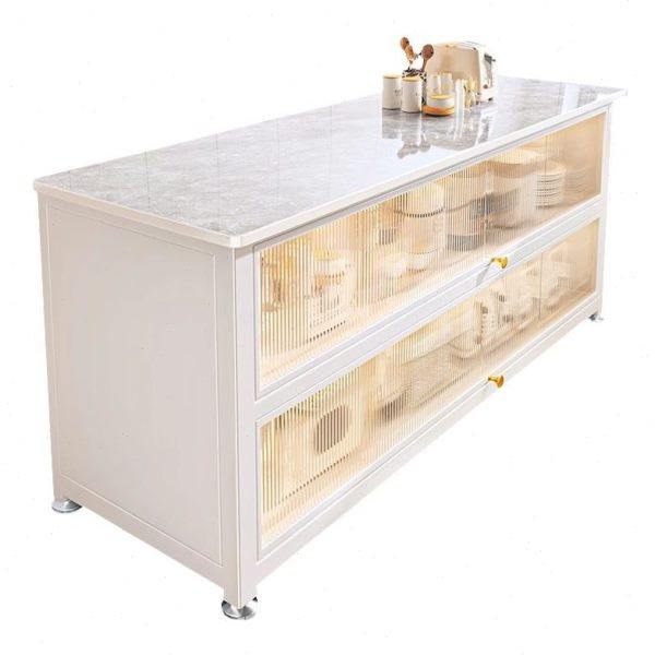 厨房置物架多层功能岩板锅具微波炉烤箱橱柜餐边柜收纳架储物柜子,淘宝优惠券,粉丝福利购,淘宝优惠卷