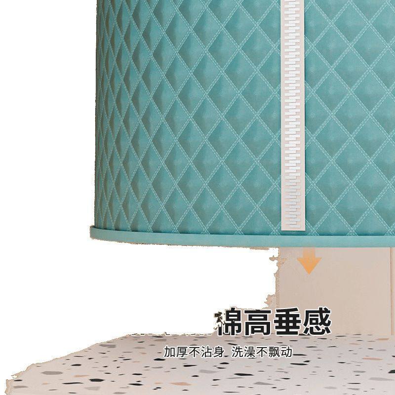 8MM夹棉浴罩圆形洗澡两人用保暖防水防寒冬天浴室神器,淘宝优惠券,粉丝福利购,淘宝优惠卷