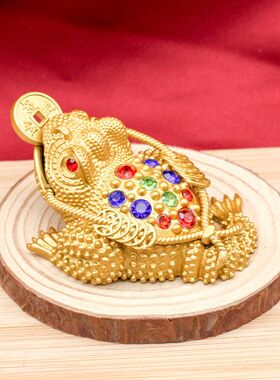 店铺办公室乔迁新居金蟾吉祥物